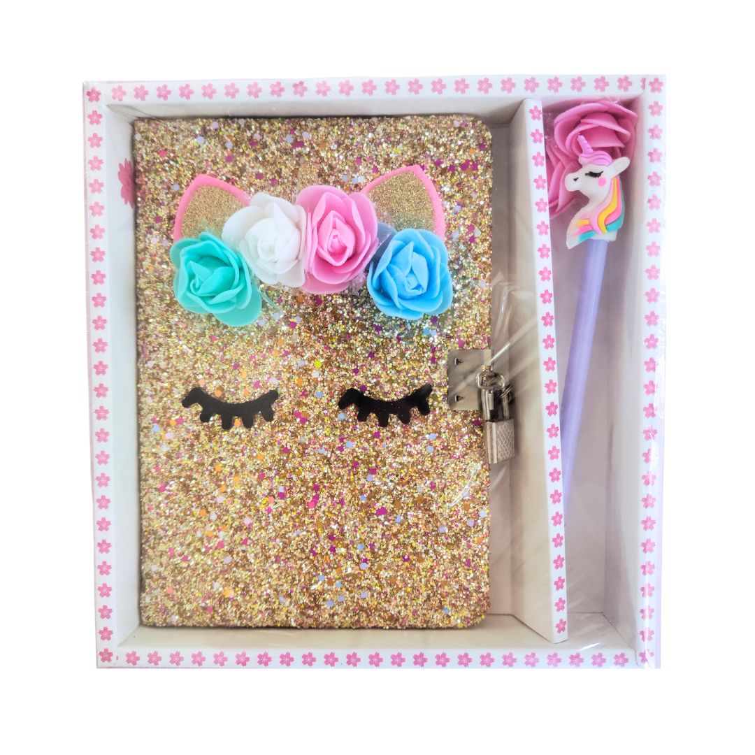 Set Diario Segreto Unicorno e Penna Glitter ST6147