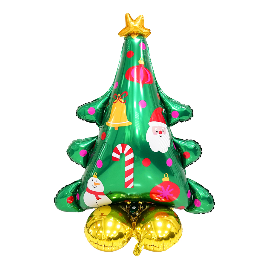 METAL BALLOON STANDING CHRISTMAS TREE